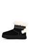 Women's Black Thick Soled Suede Teddy Boots 25Wfe402410 - 3