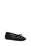 Women's Black Braided Ballerinas 25Sfd443729 - 6