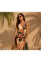 New Luxury Designer Women's Swimsuit+pareo Skirt Set 2 Pieces Up Set Bodysuit Beach Fashion Beachwear - 2