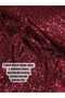 Sequin Fabric 3 mm for Clothing, Shalwar, Tablecloth, Cushion, Etc. Suitable for Operations (Bordeaux 50 X 140)