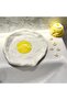 حامل صابون سيراميك على شكل بيضة، حامل صابون لطيف ذاتي التصريف للحمام والدش - 2