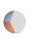 Rivana Beveled Round Wall Mirror Dia 80cm - Blue - 3