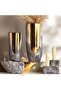 Oro Ceramic Candle Holder 16.5x10x6.5cm - Brown - 3