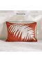 Patio Fern Indoor / Outdoor Filled Cushion 35x50cm- Rust - 7