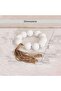 Alida Wooden Decor Beaded Garland Dia5x48cm - White - 5