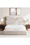 Rozan King Bed 180x200 - Beige - 3