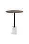 Zyth Accent Table Marble Large - Black & White - 5