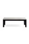 Ankara Coffee Table Marble - White & Black - 5