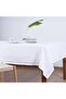Bratta Double Line Table Cover 140x160cm - Grey Champagne