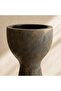 Aeon Mango Wood Taper Candle Holder 10x10x30cm -white - 2