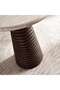 Trevi End Table Marble - Beige & Brown - 4