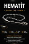Certified Hematite Natural Stone Rosary 6 Mm, T192