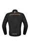 Motorcycle Coat Summer Full Protected Mesh Fabric Black Gold Coat - 2