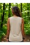 Women's Flat Shoulder Open Back T-Shirt - 2