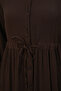 2144 Hakim Collar Hijab Dress - F.Brown - 6
