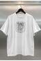 Take My Heart Digital Print Oversize White Unisex T-Shirt