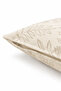 Nature Sketch Premium Woven Beige Throw Pillow Cover 43X43 cm - 3