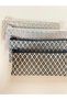 Retro Geometric Pattern Woven Fabric Pencil Case & Multi-Purpose Organizer - 5