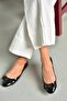 S726019508 Black Patent Leather Women's Ballerinas - 4