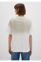 Gradient Beige T-Shirt Loose Fit / Loose Relaxed Fit 1613396-70057 - 5