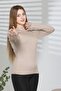 Round Neck Women's Long Sleeve Lycra Body - 3