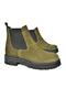 R667015002 Khaki Genuine Leather Suede Women's Boots - 8