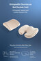 Visco Orthopedic Sitting and Lumbar Support Cushion Set, Back Pillow and Coccyx Cushion - 4