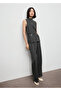 Straight-cut trousers with lace-up waistband - 2