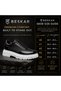 Black Patent Leather Parachute Detailed Men's Shoes - White High Sole Lace-Up Sporty Luxury Sneaker Ba0243 - 8