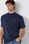 M0612216 Printed T-Shirt Men's T-Shirt Dark Blue - 2