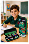 Dinosaur Embossed Compartmented Pencil Holder 1 Piece P-5953 Boy's School Pencil Case 3D Cute Ka - 4