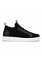 Black Knitwear White Sole Men's Sneaker - Orthopedic Supported Breathable Comfortable Daily Sports Shoes Kb 112 - 4