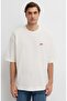 M0613503 Logo Embroidered T-Shirt Men's T-Shirt White - 3