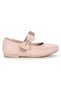 Cerry Skin Velcro Girls' Stone Ballerina Shoes - 4