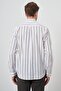 Men's Khaki Linen Dynamic Fit Button Collar Shirt - 5