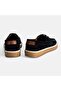 Men's Navy Blue Lace-Up Suede Casual Shoes - 7