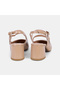 Women's Classic Patent Leather Shoes with Leather Buckle and Thick Heels - 5