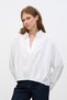 Relaxed Cut Linen Blouse