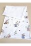 Cotton Muslin Elephant Patterned Shoulder Cloth 20X43 cm Double Layer Towel Supported Baby Shoulder Cover - 2