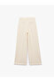 Straight Wide Leg Pleated High Waist Palazzo Pants with Pockets - 6