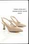 Ten Suede Pointed Toe Open Back Large Buckle 5cm Goblet Heel New Season - 2