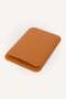 Magsafe Unisex Faux Leather Magnetic Brown Card Holder Wallet H9090Axns - 4