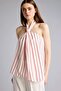 Regular Fit Halter Neck Striped Belmando Tank Top F6160Ax26Sm - 5