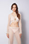 Tricot Set with Openwork Accessories Ecru - 3