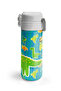 Kids Blue Green Dinosaur Patterned Straw and Direct Drinking Steel Thermos 500 ml 31798 - 5