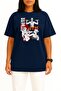 Oversized Gym Girl Chest Printed Unisex T-Shirt - 2