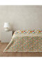 Ripple Bloom Single Multi-Purpose Cover 160X220 cm Orange
