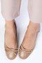 Monique Skin Color Round Toe Women's Mary Jane Heeled Shoes - 2