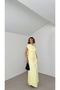 Long Dress with Shawl Detail - 5