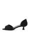 Adrian Black Color Women's Low Heeled Shoes - 6